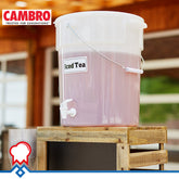 CAMBRO BEVERAGE DISPENSER, 6-GALLON COLOR: WHITE" - Mabrook Hotel Supplies